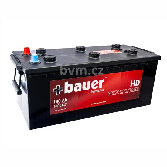 Autobaterie BAUER Professional HD 180Ah 12V 1000A