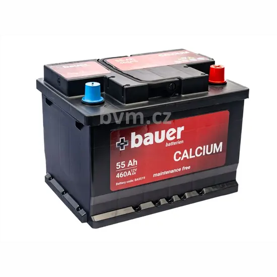 Autobaterie BAUER Calcium 55Ah 12V 460A