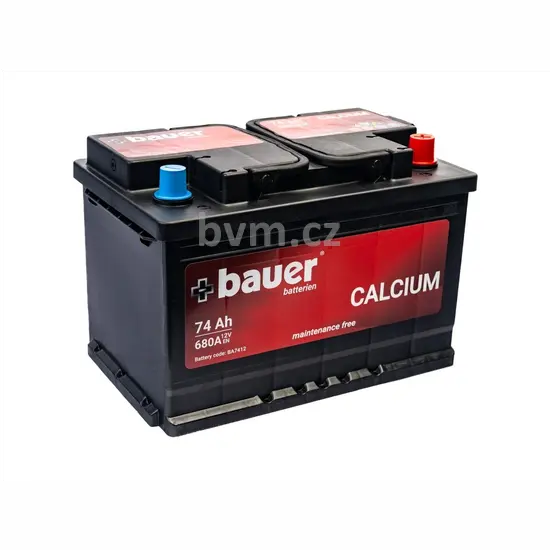 Autobaterie BAUER Calcium 74Ah 12V 680A