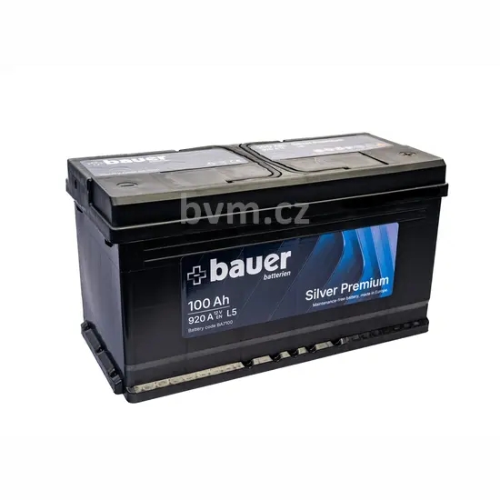 Autobaterie BAUER SILVER Premium 100Ah 12V 920A