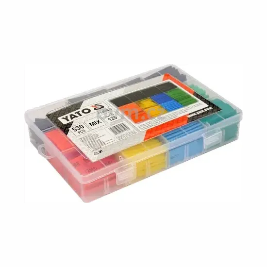 Sada smršťovacích bužírek 530 ks