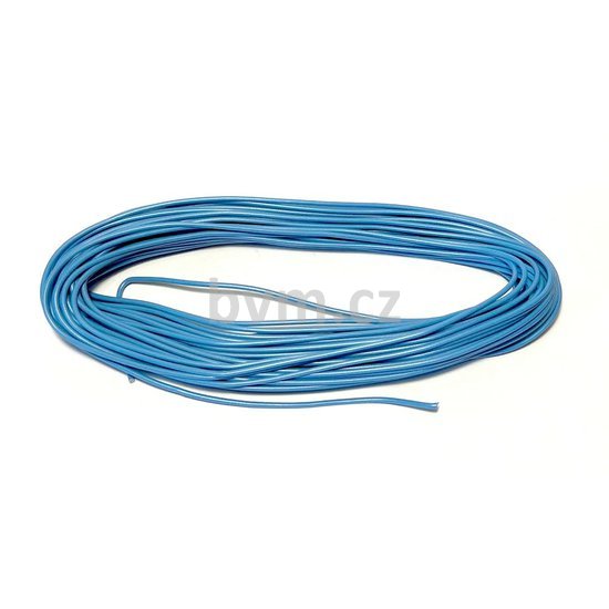 Kabel 1 žilový 0,75 mm modrý 20m