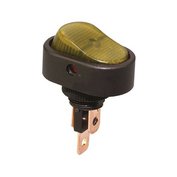 Přepínač mini dvoupolohový oválný žlutý Přepínač mini dvoupolohový oválný žlutý