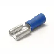 Konektor - kolík 6,3 mm - modrý