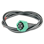 Zástrčka bajonetová 5-pin zelená + 1m kabel
