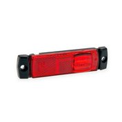 Obrysové světlo - bodovka LED červená 4-diody + 0,5m kabel