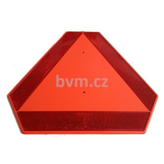 Trojúhelník za pomalojedoucí vozidla - plast