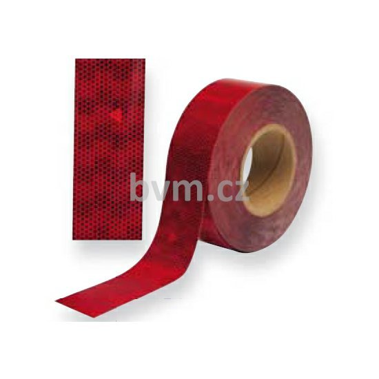 Reflexní páska červená