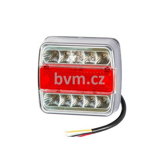 Zadní svítilna LED  čirá
