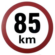 Nálepka omezená rychlost 85 Km ø 190 mm