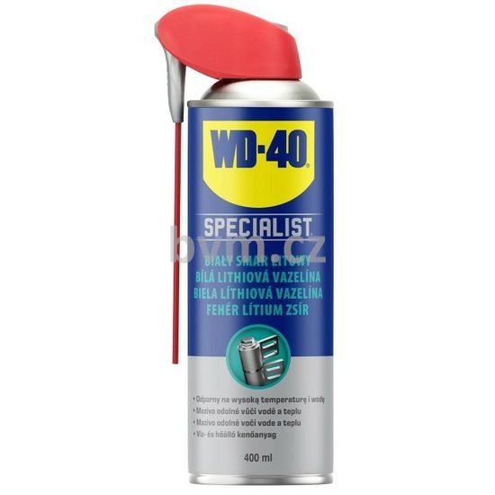 WD-40 Specialist, bílá lithiová vazelína, 400 ml