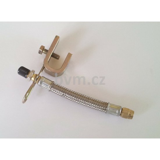 Prodloužení ventilku - nerez oplet kratší 130mm