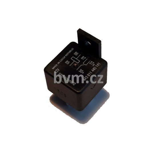 Relé rozpínací 12V 20/30A 5-výv.