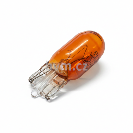 Žárovka 12V 5W W2.1x9,5d oranžová